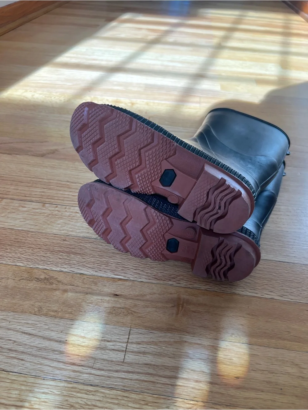 Boys 2 Tall Black Chore Rain Boots